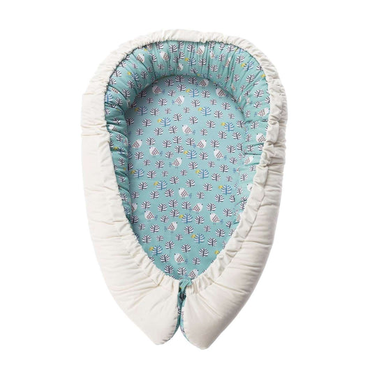 Nido de terciopelo Premium crema - 85x65cm - verde