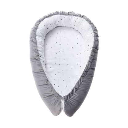 Nestchen aus Samt Premium grau - 85x65cm - grau