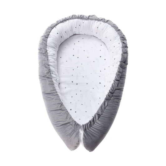 Nido de terciopelo Premium gris - 85x65cm - gris