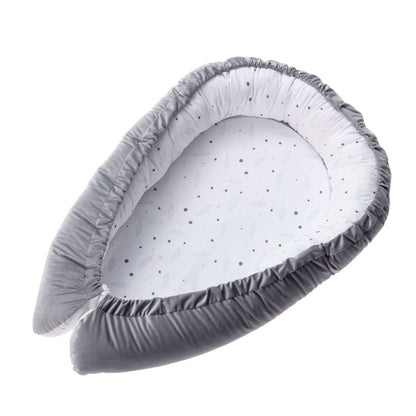 Nestchen aus Samt Premium grau - 85x65cm - grau