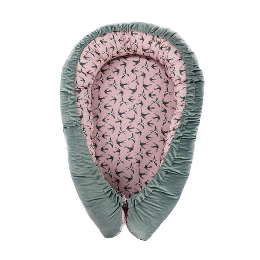 Nido de terciopelo Premium menta - 85x65cm - verde