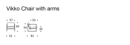 Innovation Living VIKKO Chair With Armrest