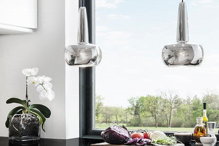 CLAVA Suspension Light, Polished Steel, VITA Copenhagen- D40Studio