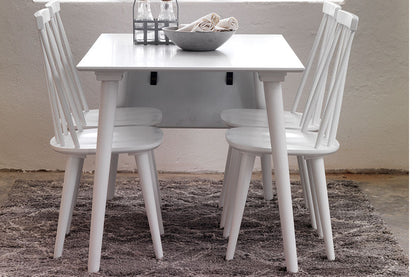 LOTTA Set mit 4 Stühlen und Klapp-Esstisch