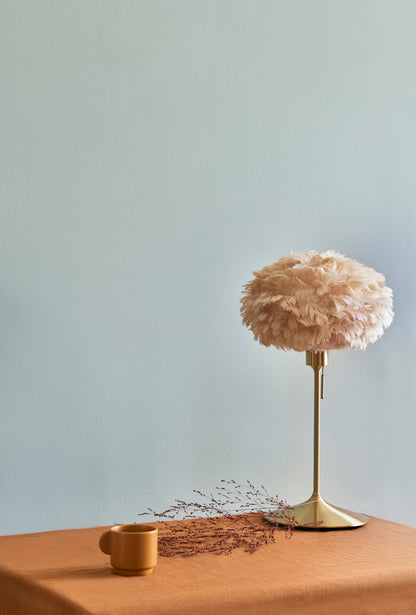 Lámpara de mesa EOS marrón claro