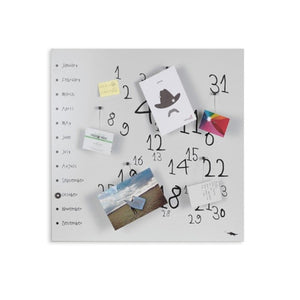 KROK 1 White, Perpetual Calendar, dESIGNoBJECT- D40Studio