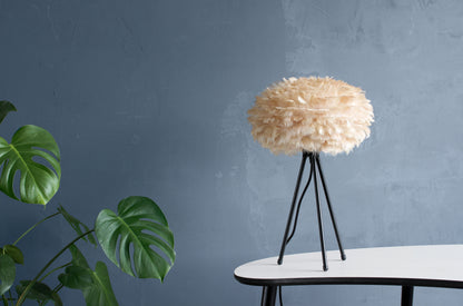 Lámpara de mesa EOS marrón claro