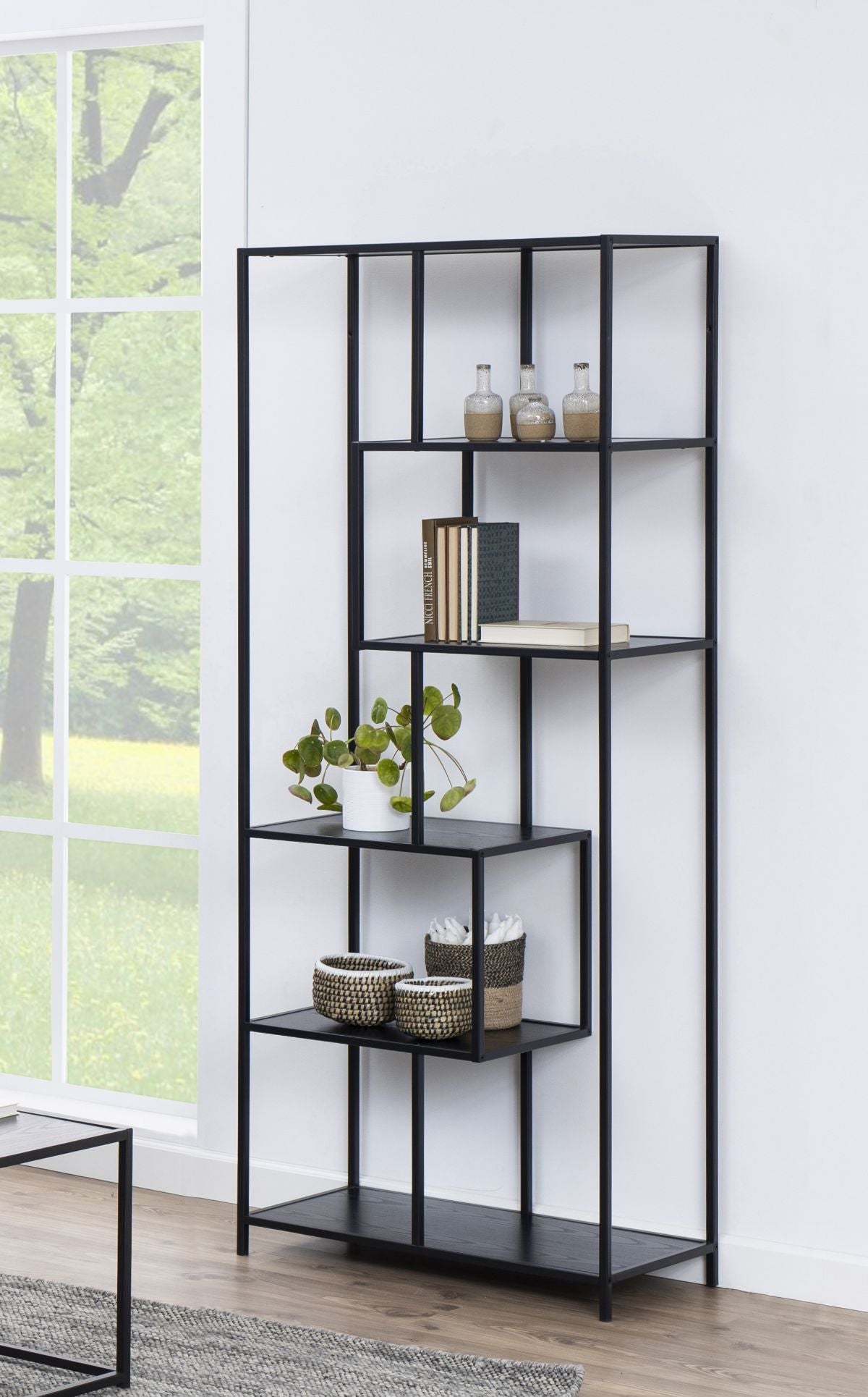 FJORD High Black Bookshelf