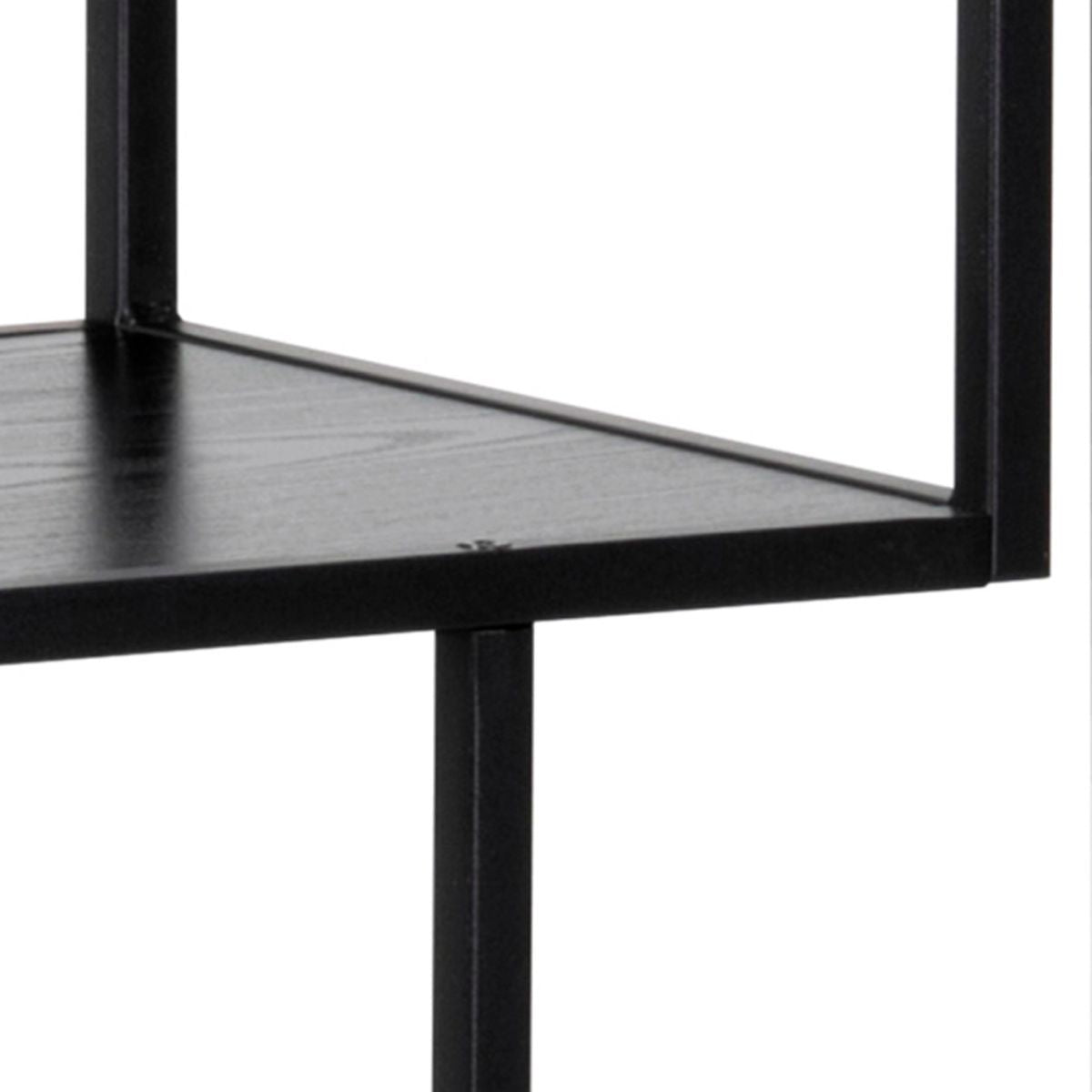 FJORD Black Bookshelf 77CM