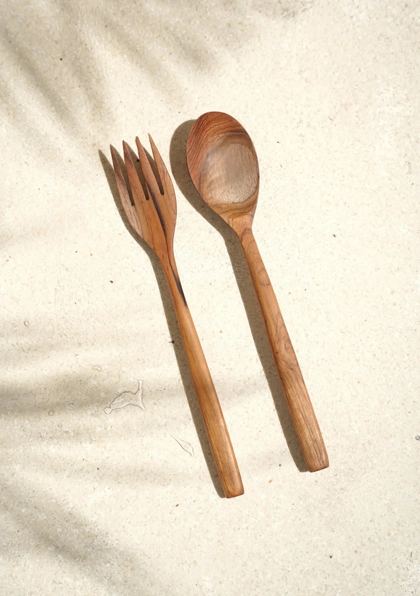 Wooden Spoon & Fork Set of 4