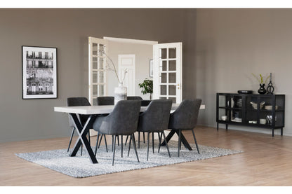 Rowico BROOKLYN X Legs Oak Dining Table 220/320CM